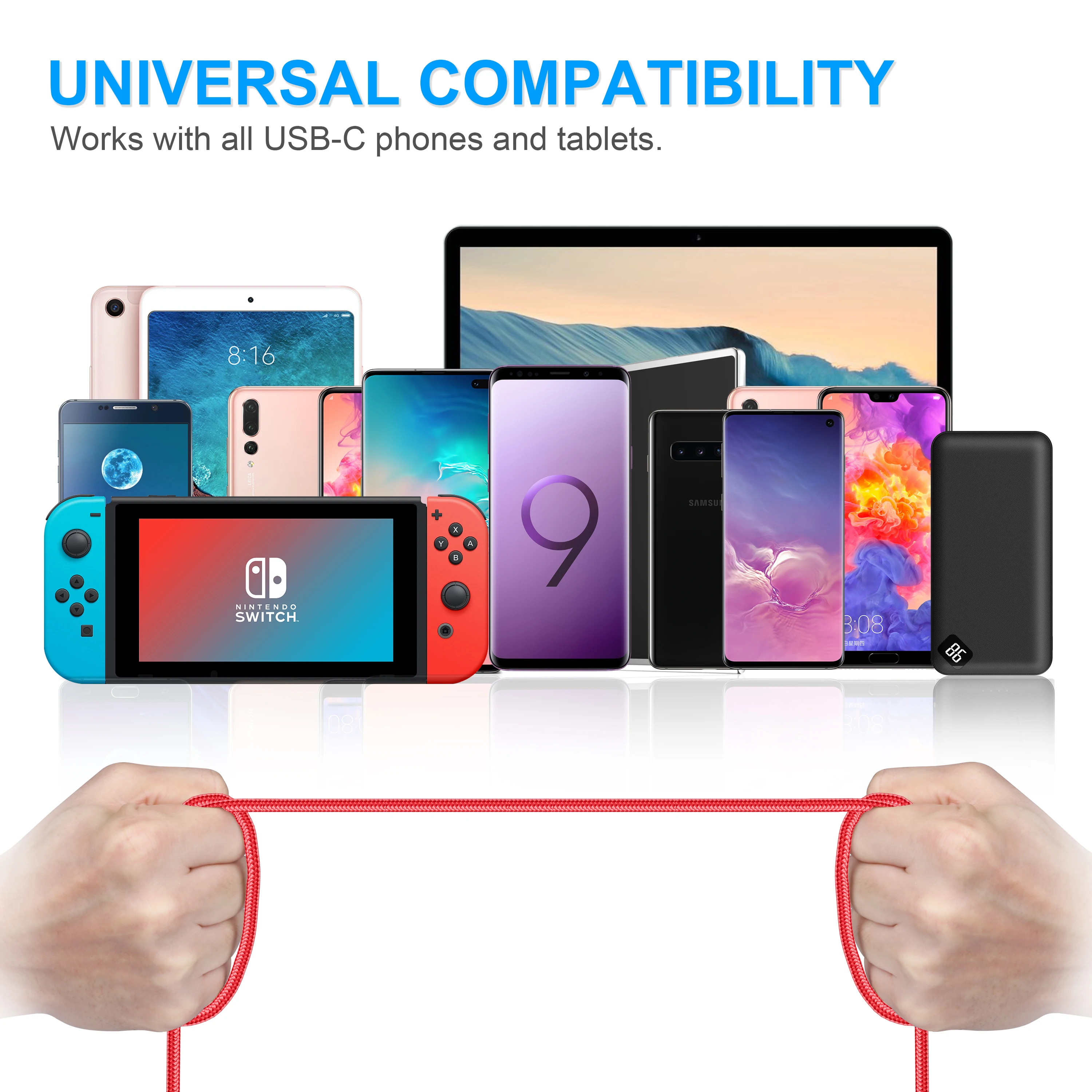 Wholesale Factory Sale Various Widely Used Gray Usb C Usbc Charging Cable