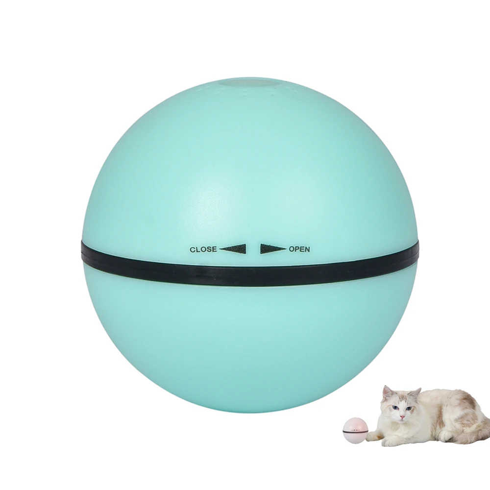 
Dogness Cat pet автоматический катящийся мята мяч светодиодный свет электрическая игрушка Кот мяч 