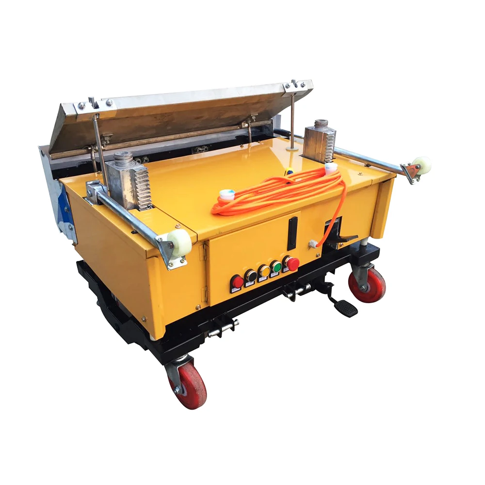 1000 MM Working Width Automatic Cement Wall Plaster Rendering Machine