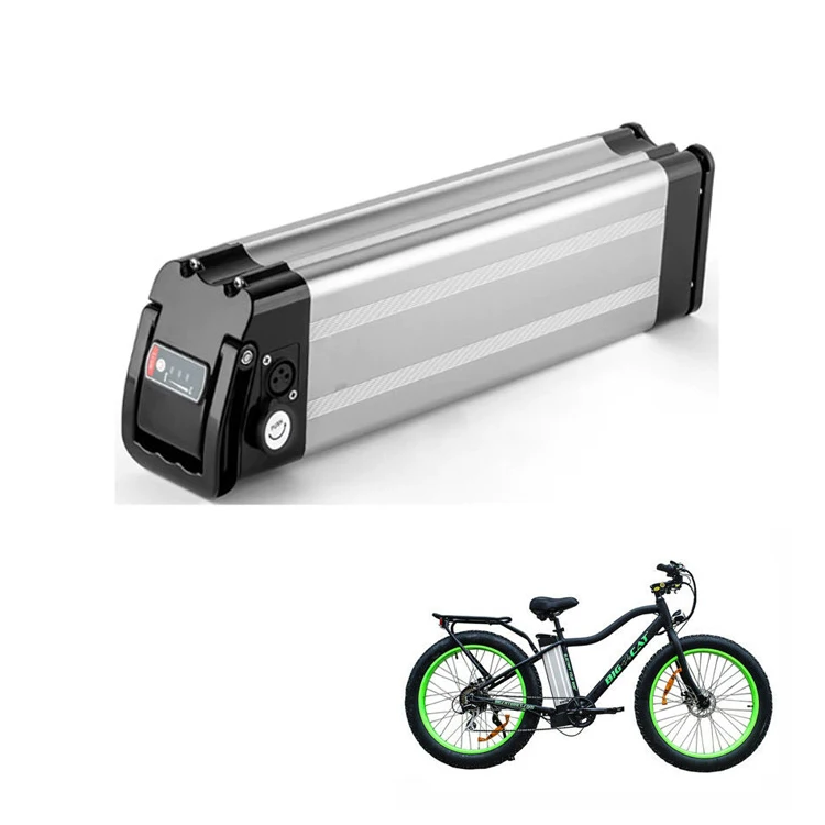 THLB Rechargeable Ebike Battery 36v 15ah Lithium Silver Fish