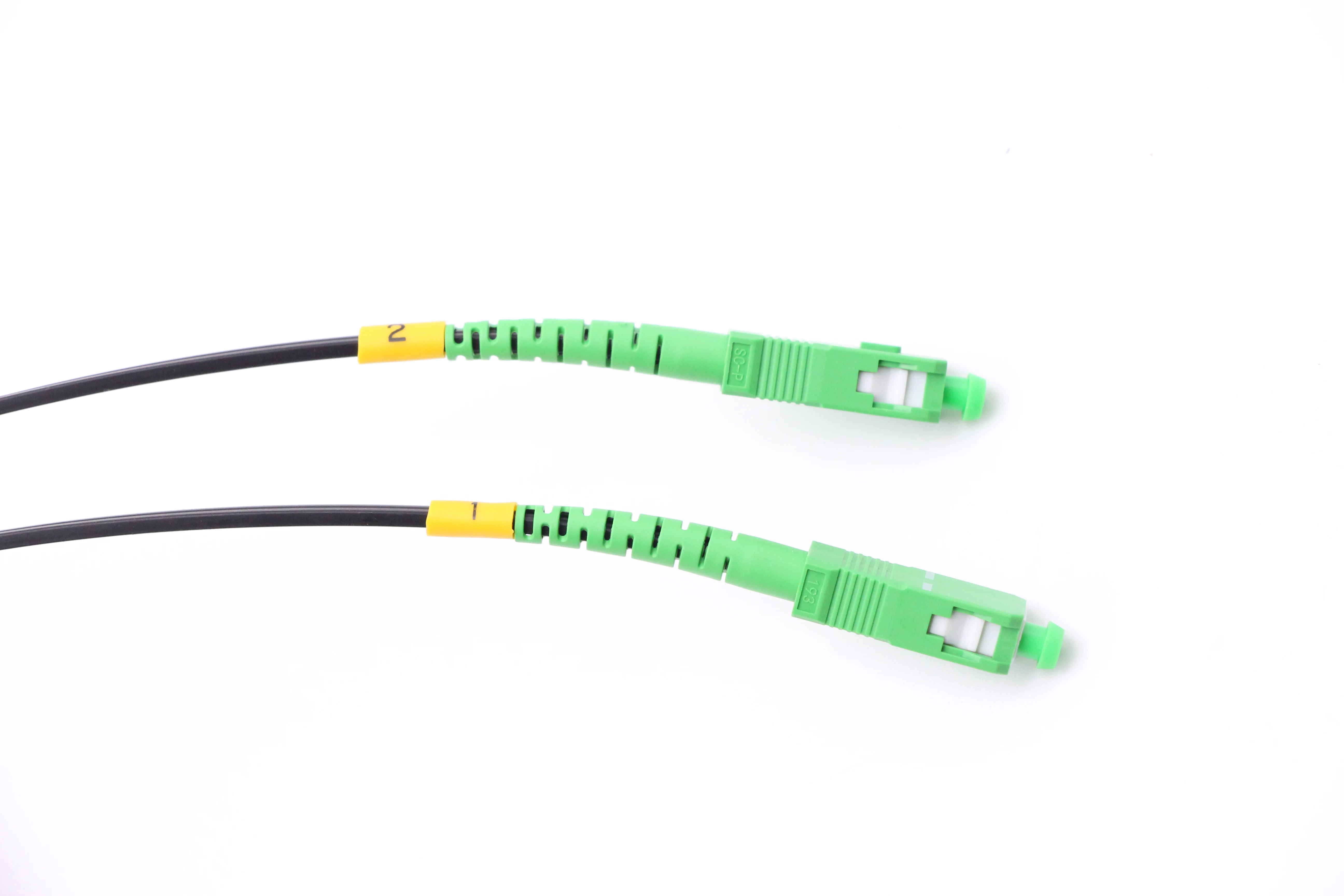 SC-SC FTTH Flat Drop Cable Fiber Optic Patch Cord