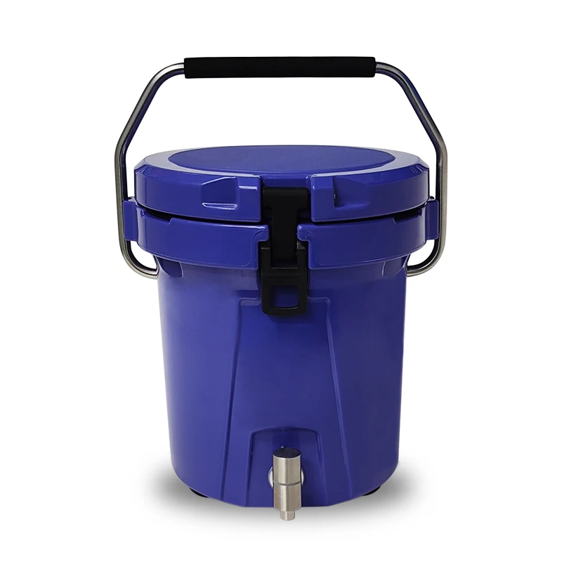 Modern 7L Insulated PE Ice Box Commercial Outdoor Water Cooler Jug Customizable Rotomolded Design Wine Food Durable Plastic