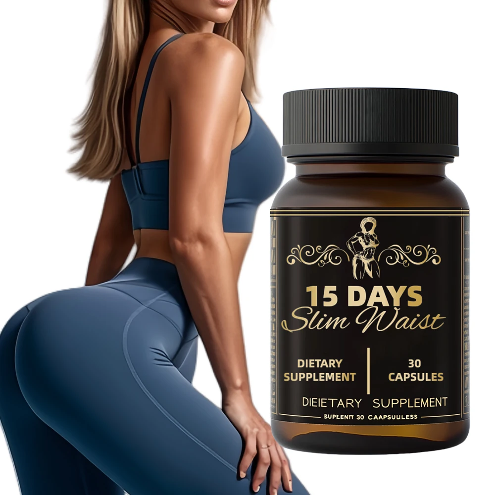 Adult 15-Day Flat Tummy Detox Slimming Capsules Plums A.C.V Gummy & Healthy Capsules Dried Plum Detox Slimming and Cleansing