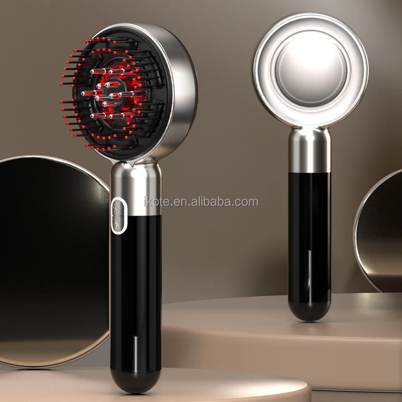 High Frequency Vibration Micro-current Hair Growth Comb Electric Serum Scalp Massaging Brush For Prevents Hair Loss and Dandruff