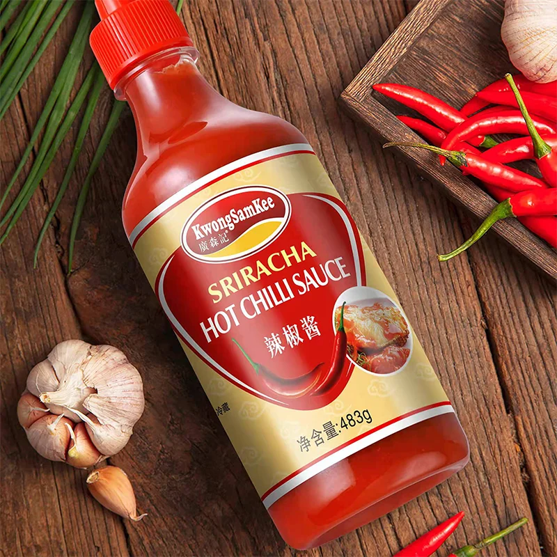 Most Popular Sriracha Hot Chili Sauce 483g Red Pepper Kitchen Cooking Chili Sauce