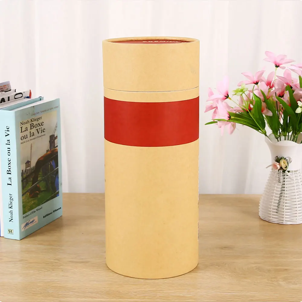 Cosmetic Packaging 10ml 15ml 20ml 30ml 50ml 100ml Recycled Cardboard White Brown Black Paper Tube