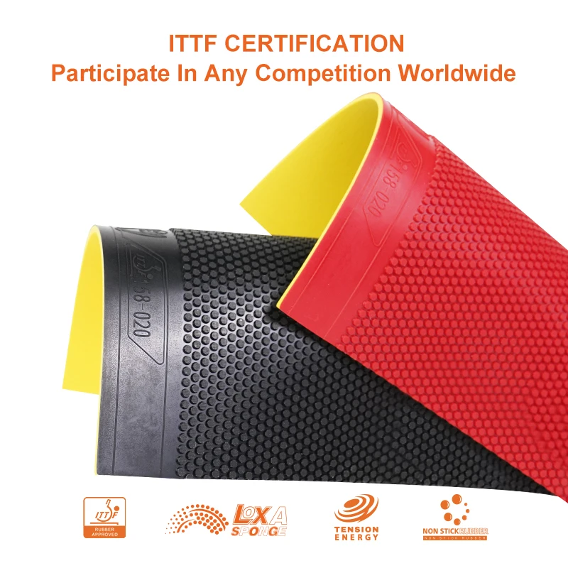 Loki KIRIN SP Non-Sticky ITTF Approved Rubber Ping Pong Professional Table Tennis Rubber With Better Ball Holding