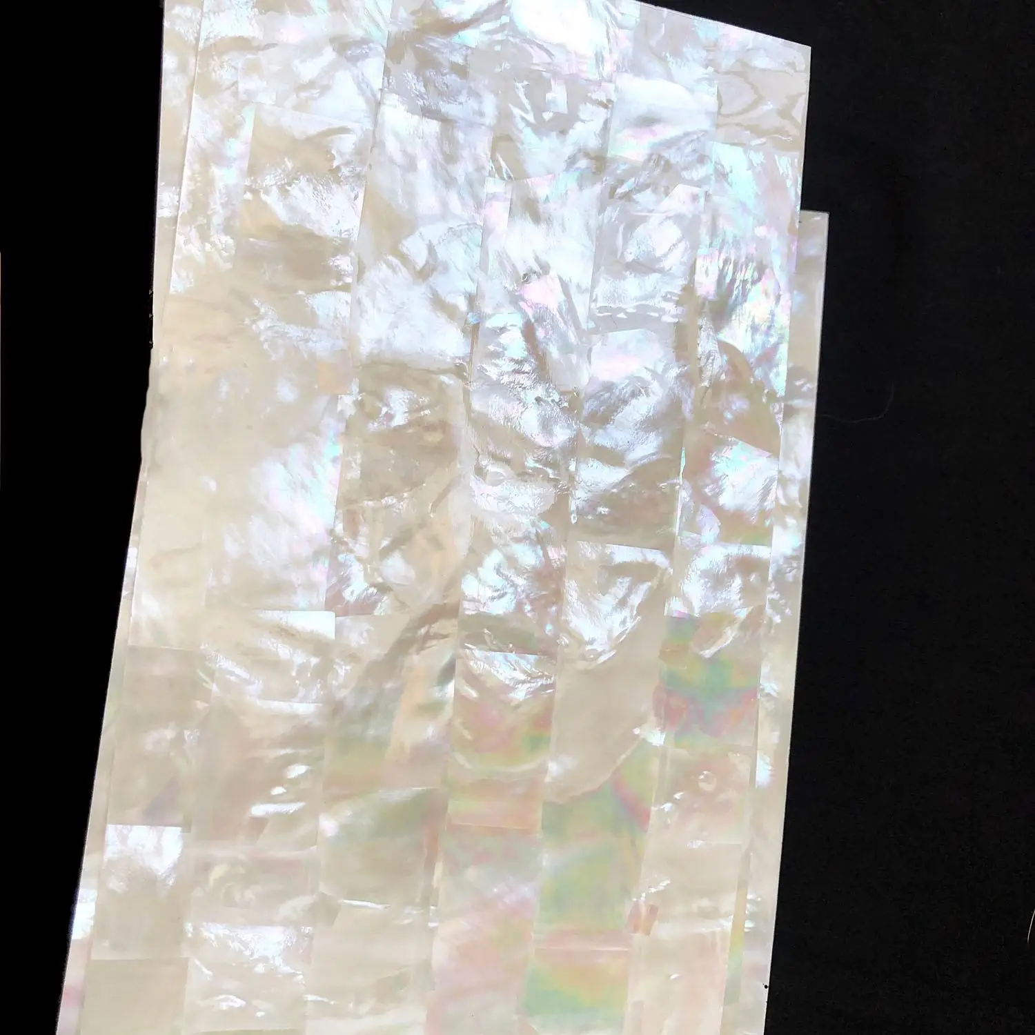 XE-074 Customized Colorful Natural Veneer Sheets Shell Wholesale MotherOf Pearl Shell Sheets For Art Crafts Wallpaper