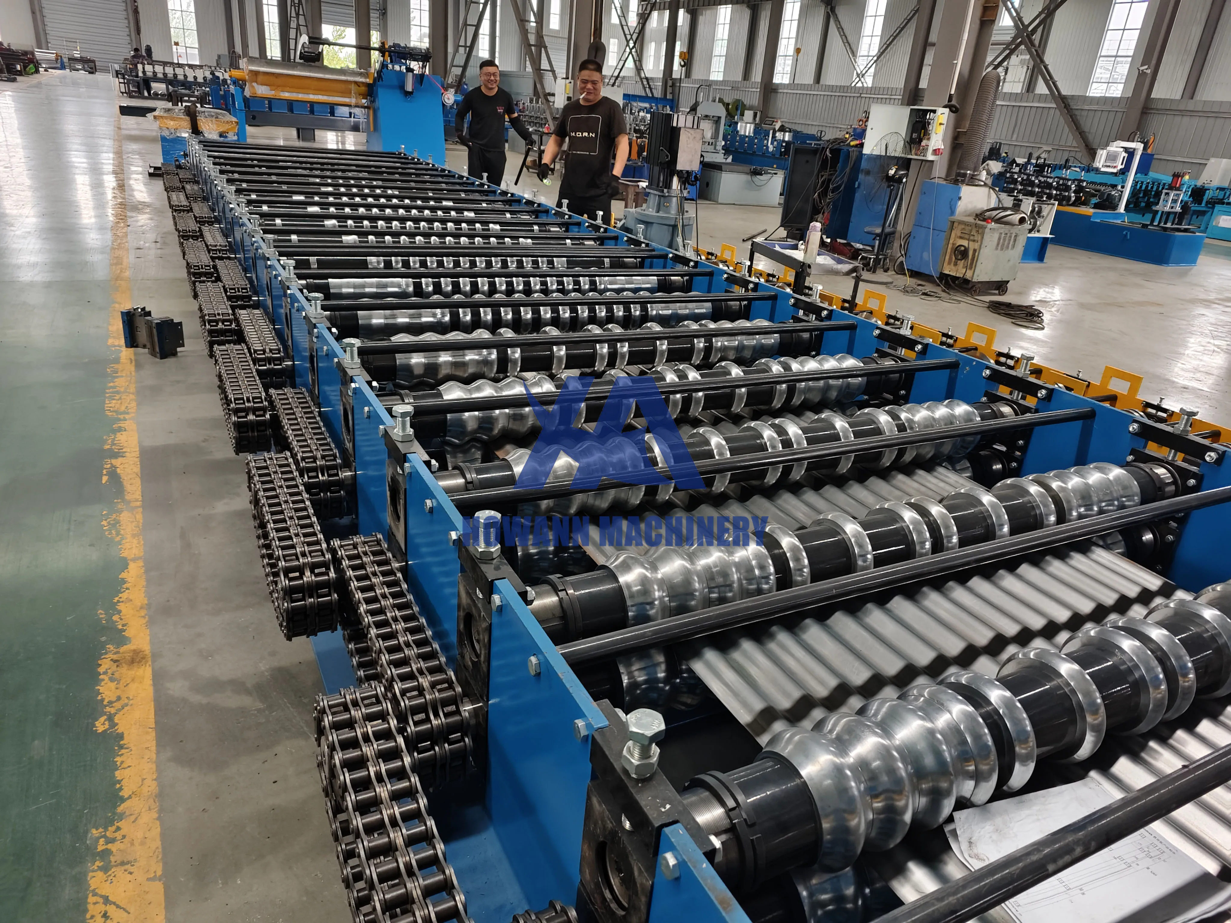 Factory supply silo making machine 1000 Ton Vertical steel silo corrugated panel roll forming machine