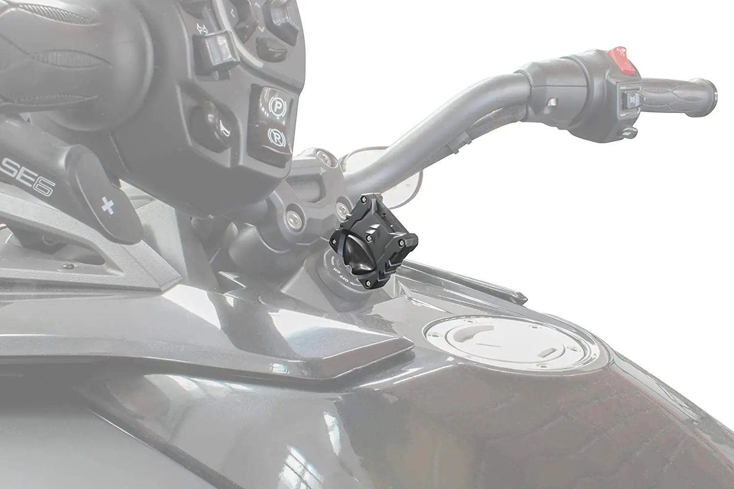 Sporty Key Holder for Can Am Spyder, Ignition Key Cover Case Shell Key Holder with Hole for Can-Am Spyder