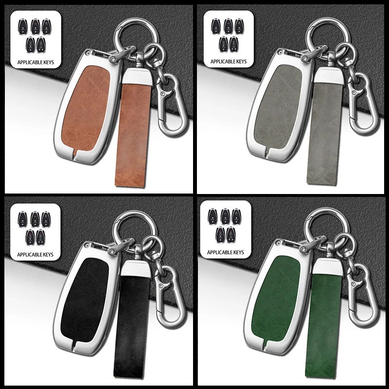Car Key Case For Chevrolet Chevy Camaro Cruze Malibu Trax Equinox Onix Blazer Traverse Blazer Monza Orlando Alloy Accessories
