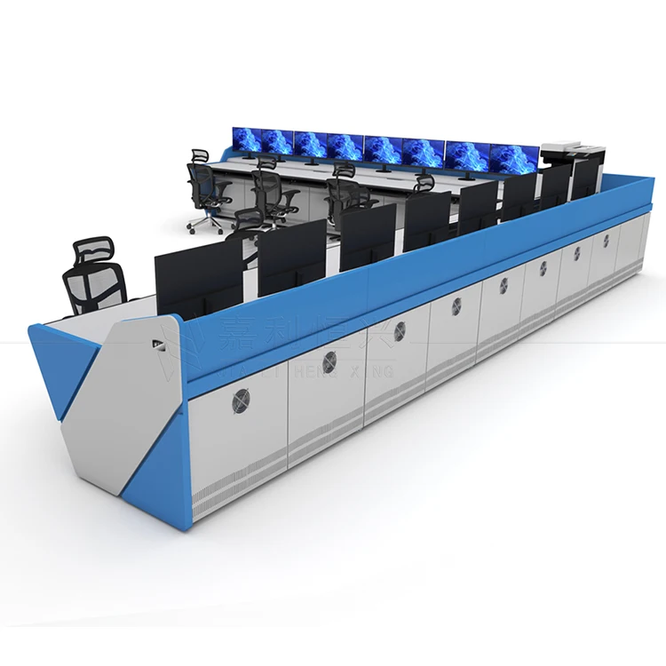 High Quality Control Room Console Desk Combined Table Command Center Monitoring Console