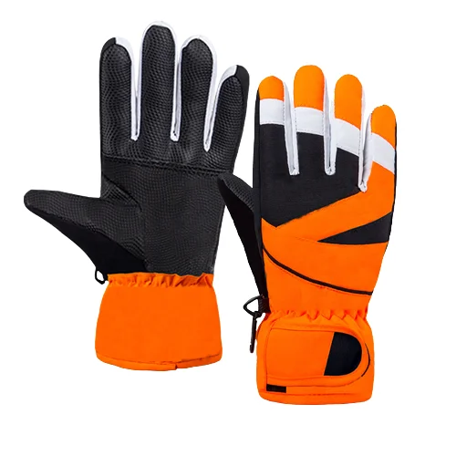 Kids Winter Gloves Water Resistant Touchscreen Warm Soft Lining Ski Gloves for Boys Girls 6-13 Years