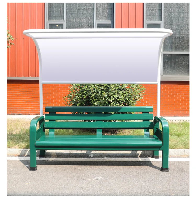 Public park tennis Courts Player Awning street metal plastic with backrest commercial custom patio Outdoor Benches