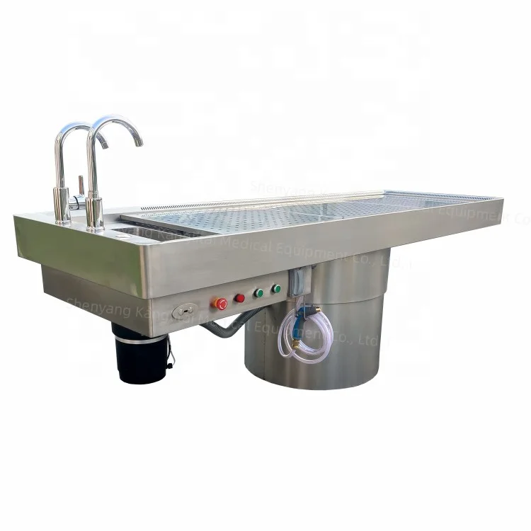 Dissecting table stainless steel furniture Anatomy Teaching System Hospital Use Bed Corpse Morgue Autopsy Table