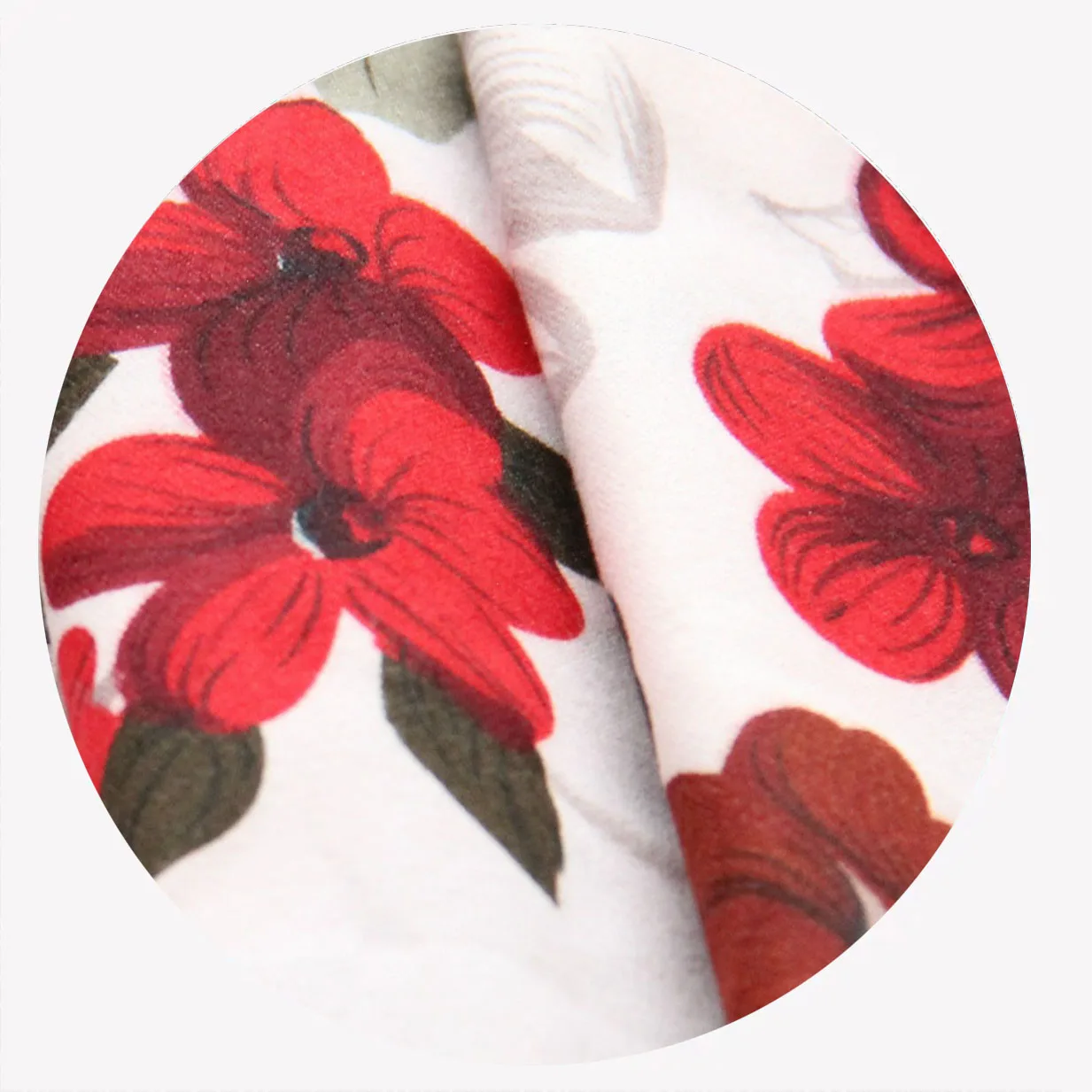 customized polyester microfiber flat/twill abrasion fabric peach skin  printing home textile