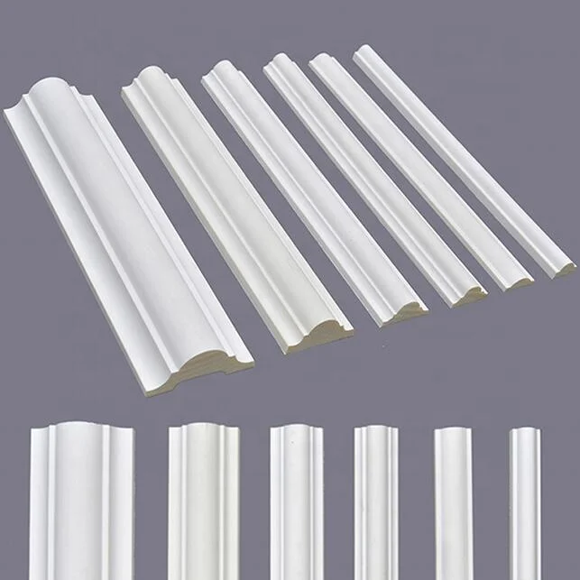 Top Quality White Colour Polyurethane Moulding Architectural Foam Injection Plain Panel Molding