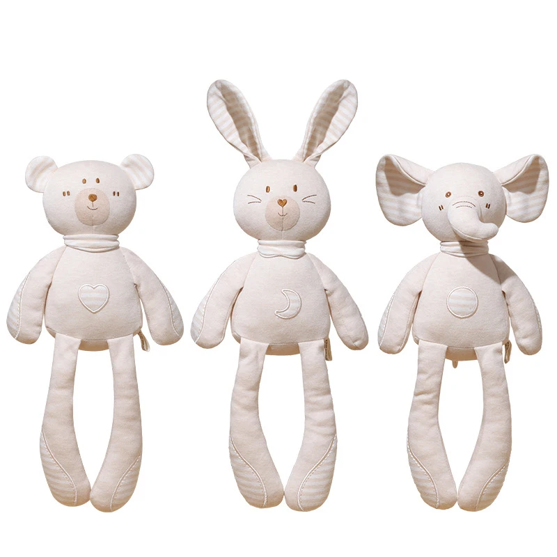 Hot Sale Cute Cartoon Long Ears Rabbit Doll Baby Soft Plush Toys Bunny Sleeping Mate Children Stuffed Plush Animal Toy