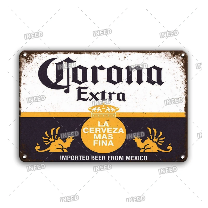 Factory direct sale 40*30cm vintage beer images plates retro styles metal signs antique tin signs plaques