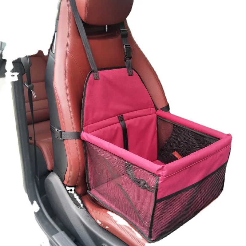 Simple Oxford Cloth Soft Dog Car Pad Pet Car Box Breathable Waterproof Dog Car Seat Cover