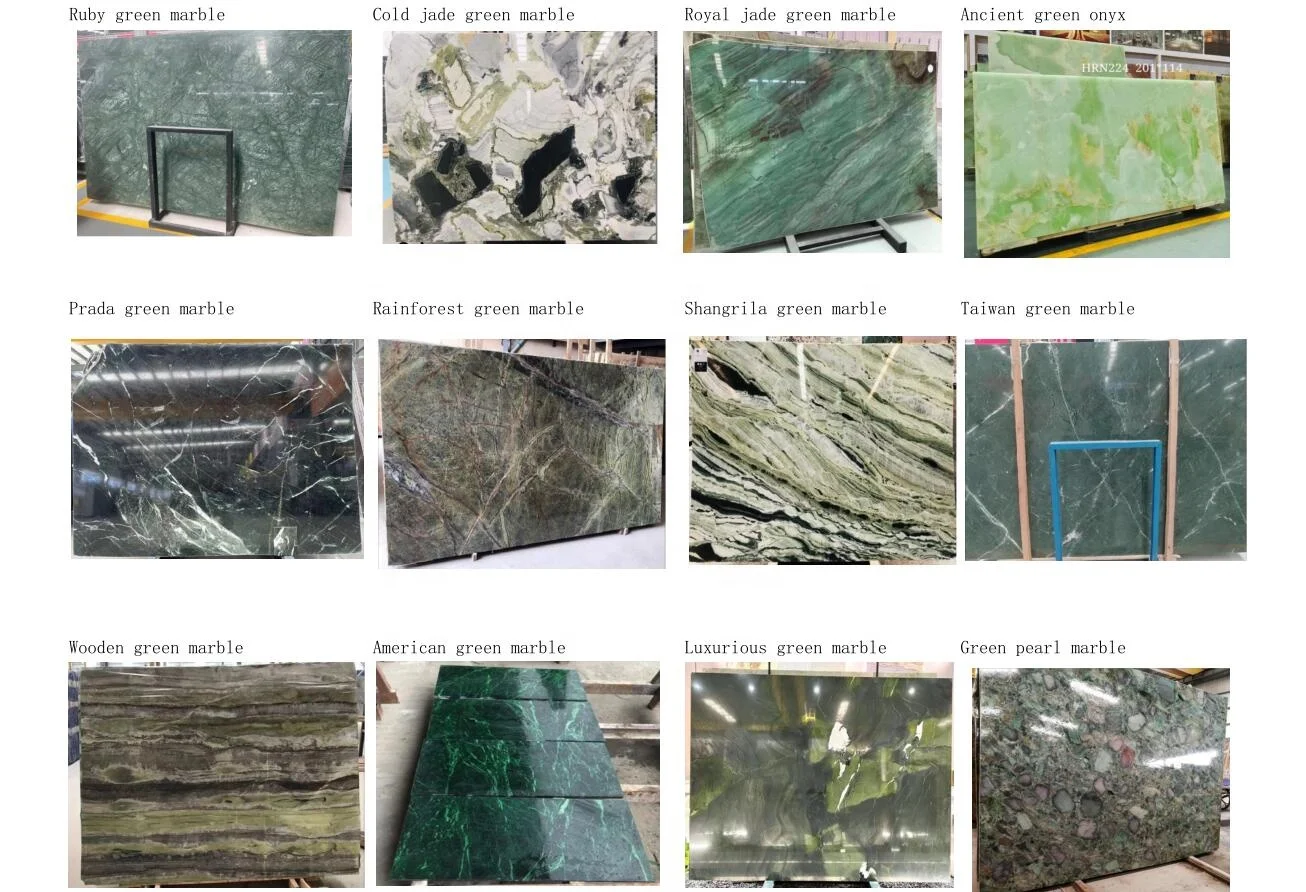 Diamond green marble pilbara odessa quartizte slabs with irregular veins