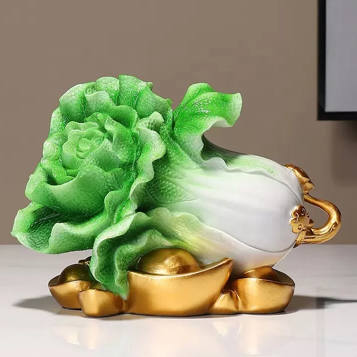 Light luxury high-end fortune office cash tree living room wine cabinet decorations housewarming gifts