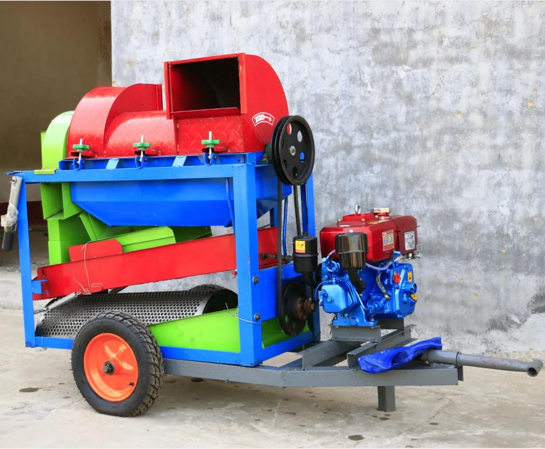 Multifunctional Electric Thresher Machine for Chickpea