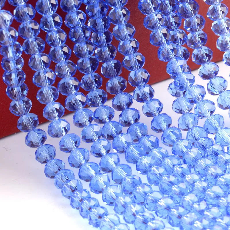 3/4/6/8mm Bubblegum Tyre Handmade Bulk DIY Accessories Glass Wholesale Crystal Lampwork Beads For Necklace Jewelry