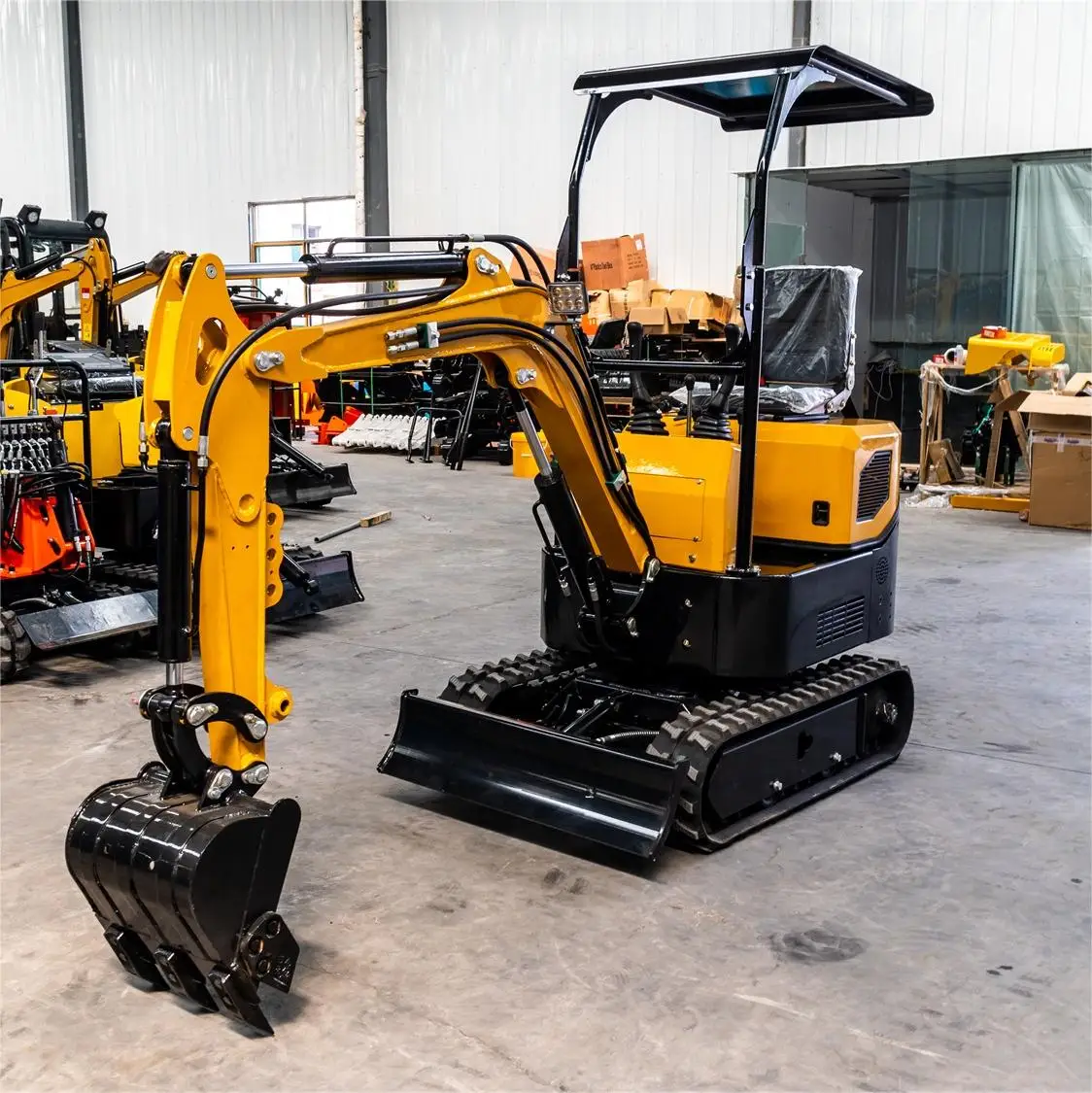 China  mini excavator prices Top Quality Hydraulic Small Digger Crawler import mini excavator  Free Shipping