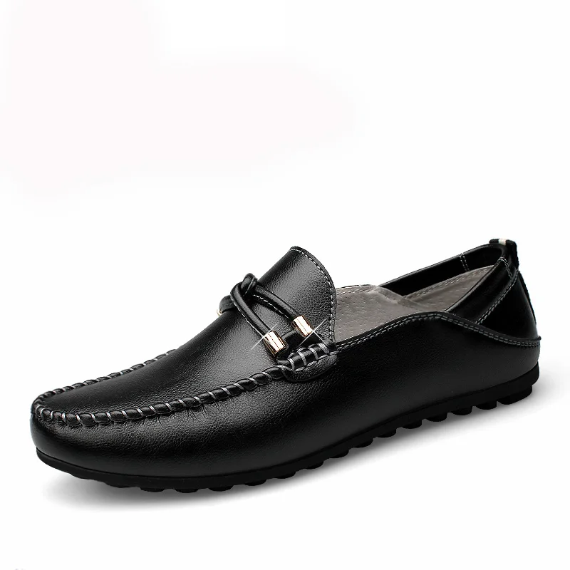 
Custom Office Loafer Dress Shoes Men Leather Genuine Casual Classic Italian 