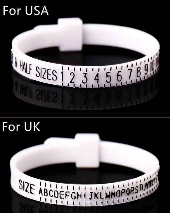 Аксессуары Yiwu, ювелирные изделия, пластиковое кольцо Sizer EU UK USD, измеритель для пальцев для женщин/мужчин и детей