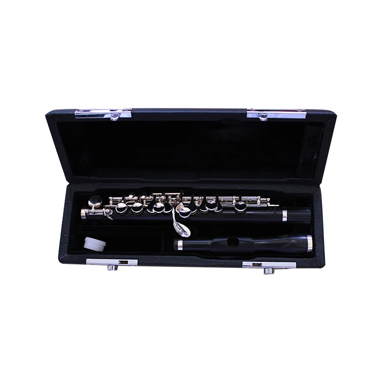 Wholesale Luxurious Instrument Recorder Flute Piccolo Silver Plated Piccolo For Sale
