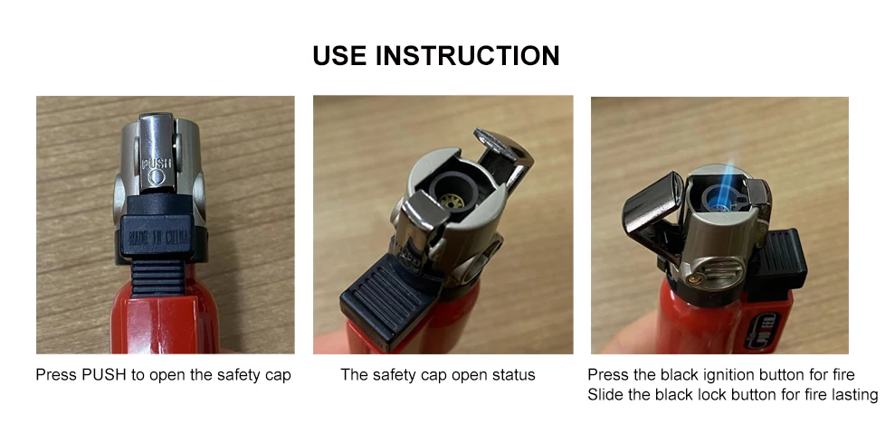 Wholesale mini torch lighter refillable Jet Flame torch lighter custom