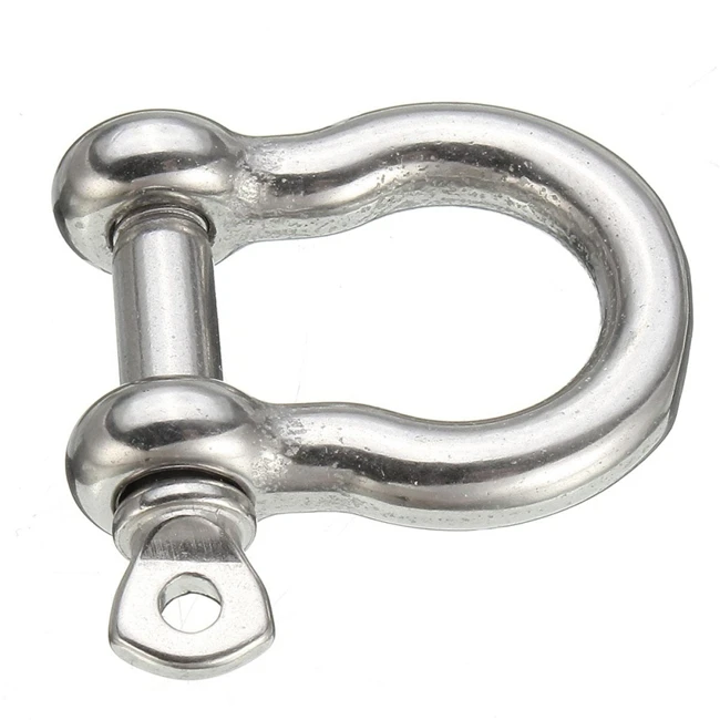 Big 304 316 stainless steel shackle stainless steel bow shackles