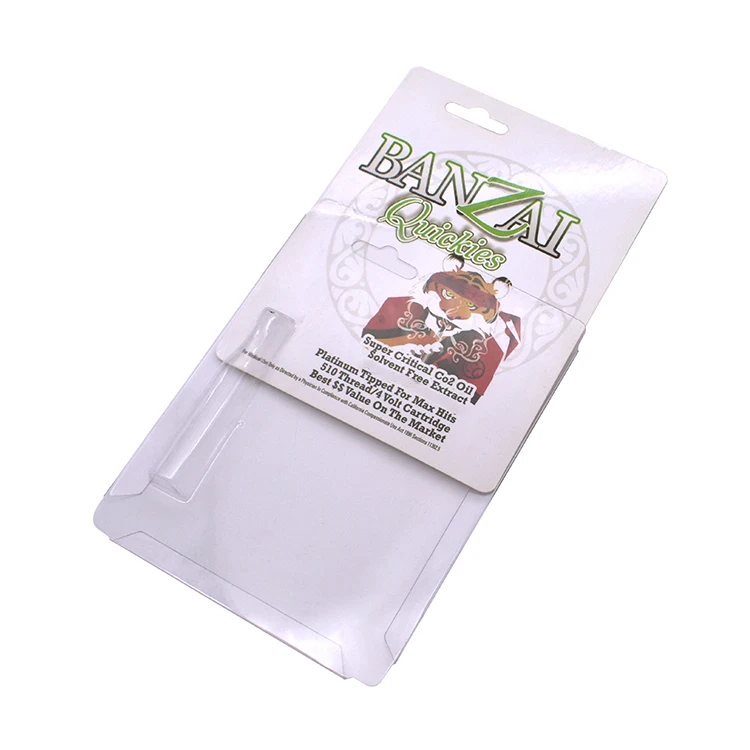 Custom LOGO  cartridge vape pen battery blister packaging