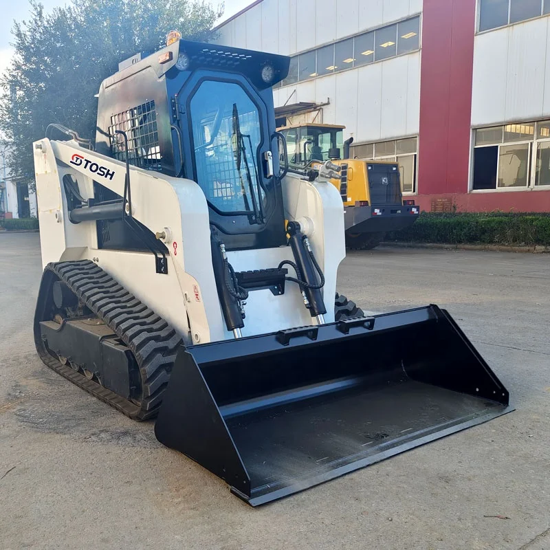 TOSH Track Loader Construction Machinery Wheeled Mini Skid Steer Loader Power
