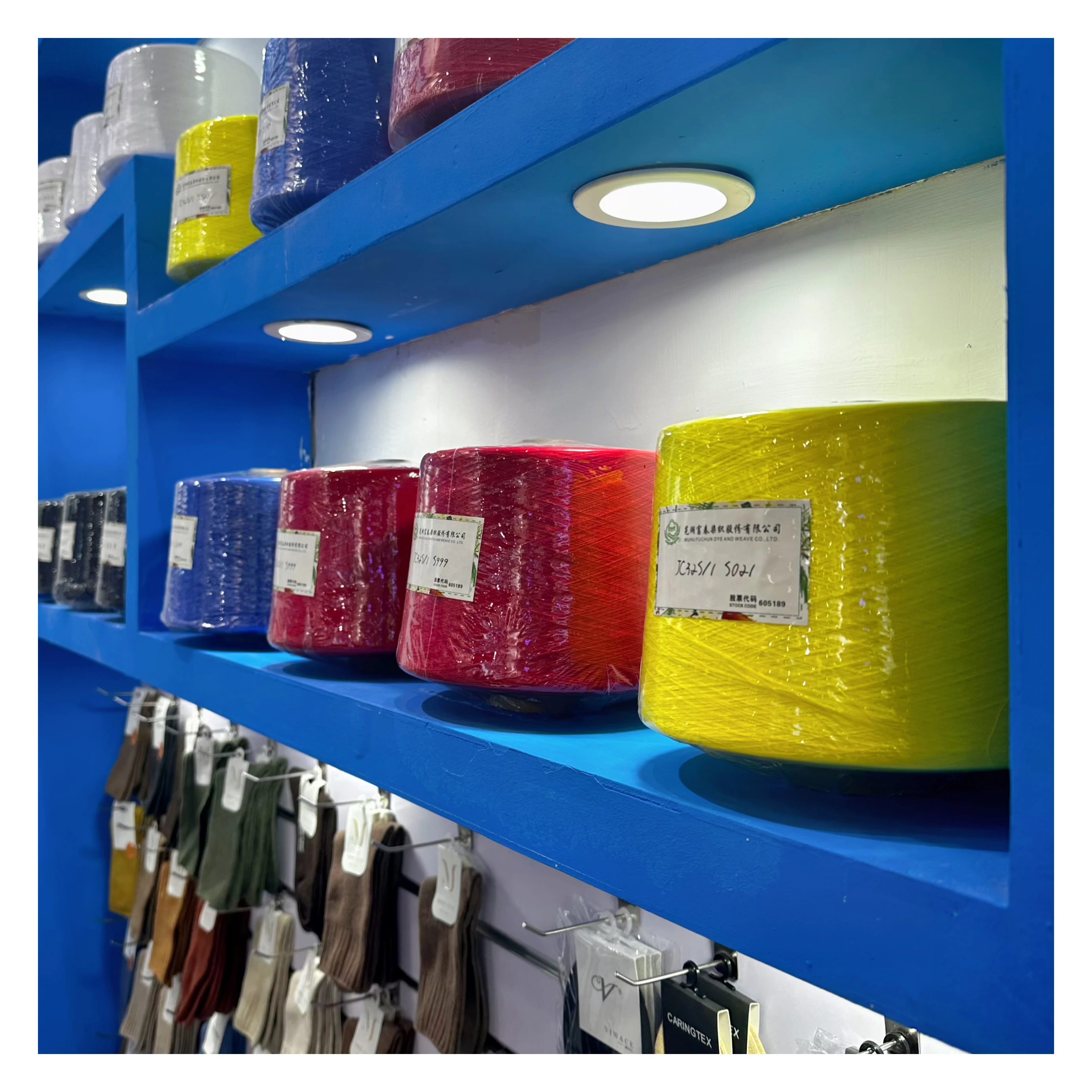 High quality dyed yarn made by Australia cotton from yarn factory directly supply