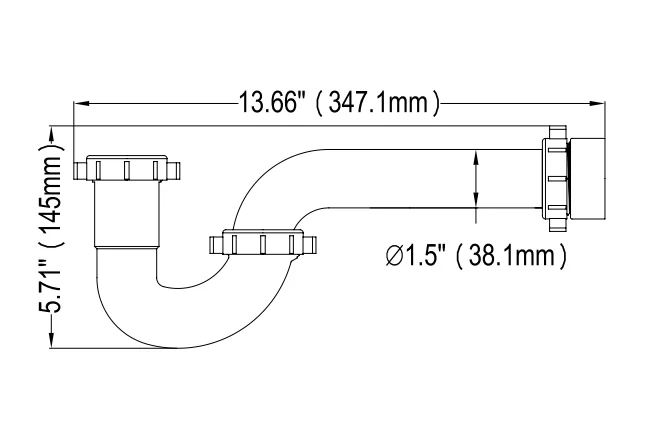 Made in China high efficiency drainage health environmental protection bathroom drainage pipe PVC