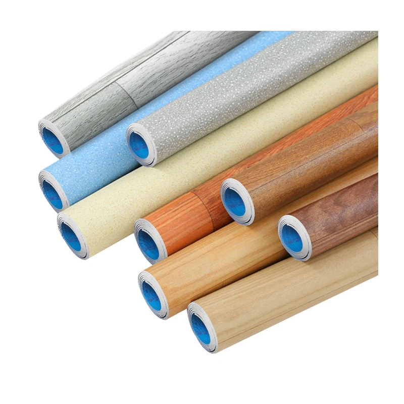 High Quality Colorful Commercial 1.0mm thick blue back Luxury Linoleum PVC Vinyl Flooring