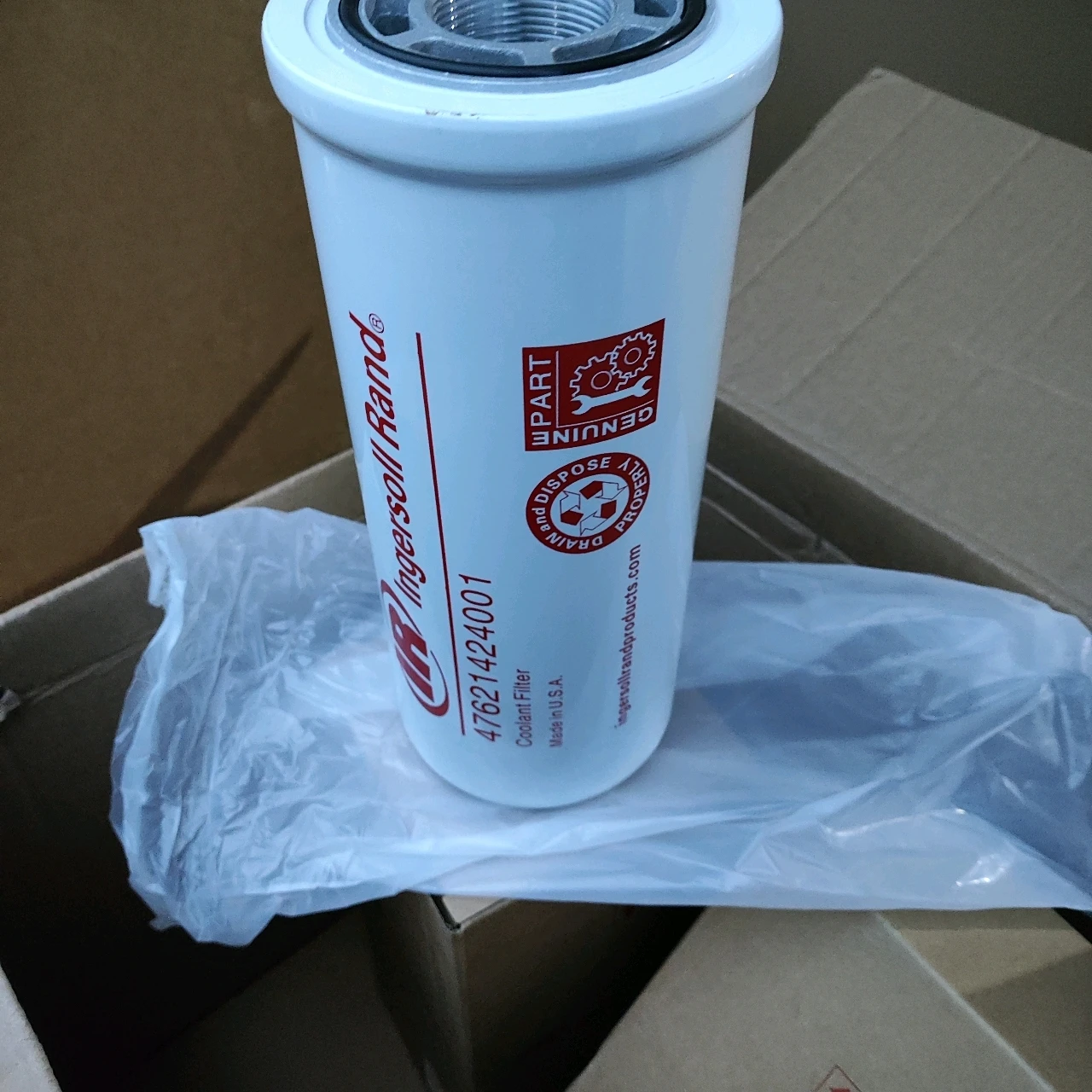 Ingersoll-Rand air compressor spare parts 48957724 High pressure oil filter high quality