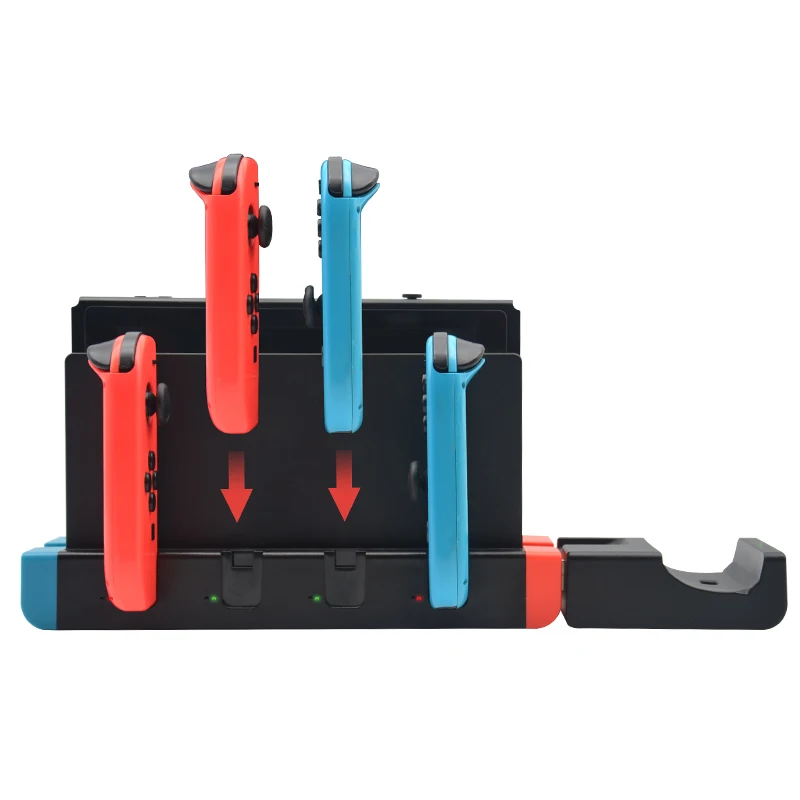 Зарядный комплект 15 в 1 для nintendo switch joycon, зарядная док-станция с защитой от пыли