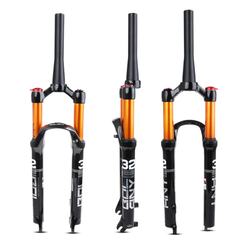 Bolany Suspension Air Fork 26 275 29 Aluminum Alloy MTB Suspension Bike Fork Disc Brake Bicycle Fork