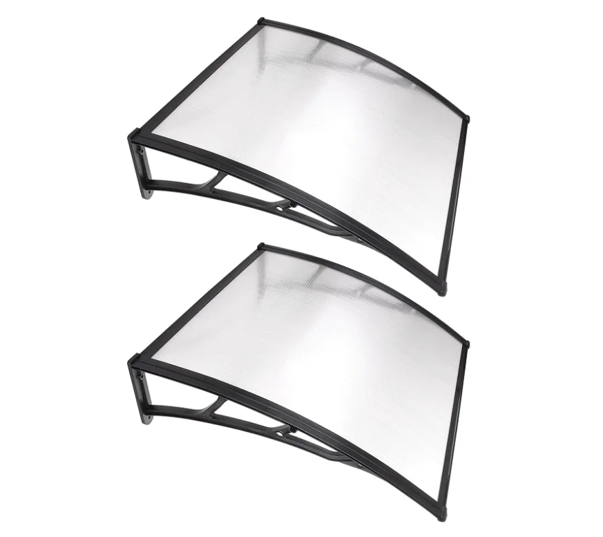 Лидер продаж 2*4 фута наружный УФ-Дождь Снег Защита от солнечного света поликарбонатный лист дверной навес тент для окна