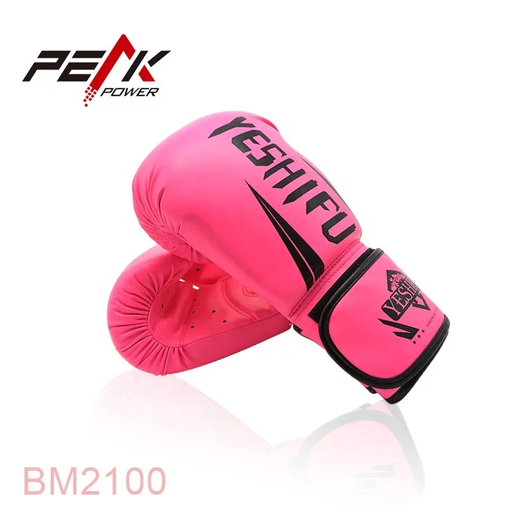 Профессиональные боксерские перчатки из ПУ кожи для тренировок, 10 унций