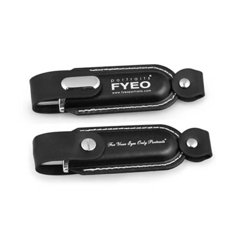 Custom Logo Leather Usb Stick Memory 2.0 3.0 Pendrive Usb Flash Drive Metal Custom Logo Usb Stick