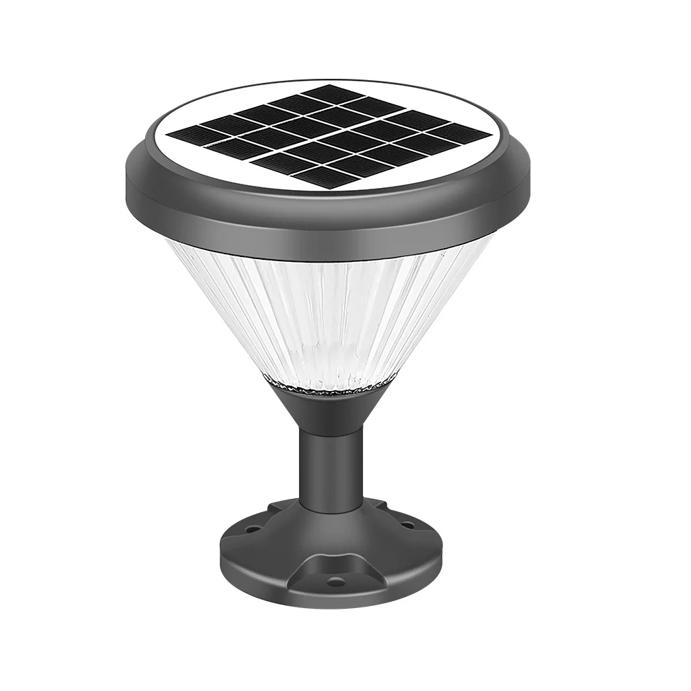 LAP Outdoor Waterproof 2W Pillar Lights Solar Garden Lights For Garden Yard Patio