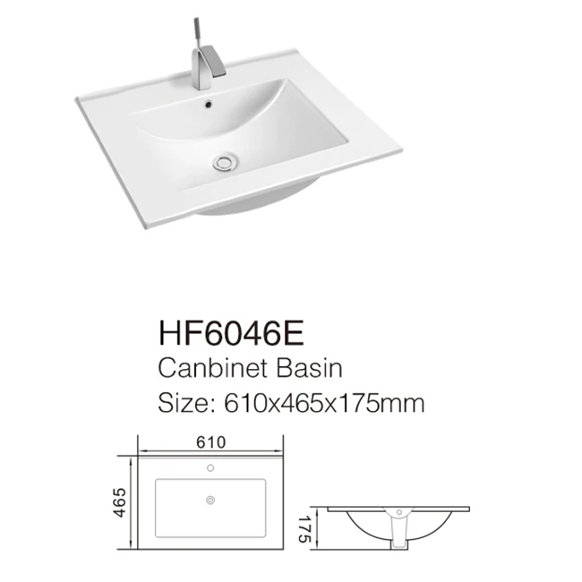 Modern bathroom wholesale factory price ceramic porcelain cabinet wash basin sink