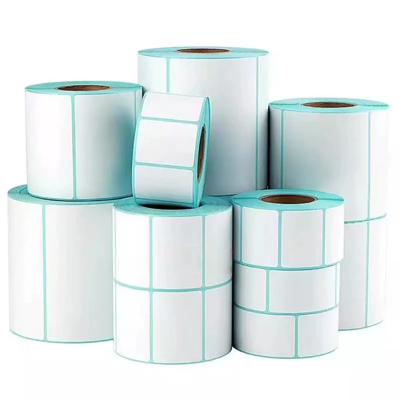 Waterproof 80x60 Thermal Shipping Label Sticker Barcode Label for Supermarket package