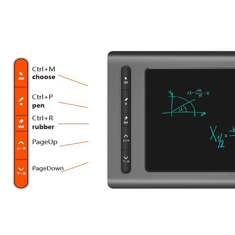 Brand New VSON WP9618 10 Inches Drawing 2.4G Wireless Tablets With Screens Graphic Tablet for School