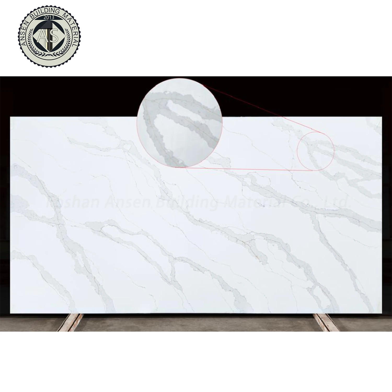 Полированная поверхность кухня Остров Ванная Комната Столешница Calacatta Белый Цвет Серый вен искусственный кварцевый камень специальная цена